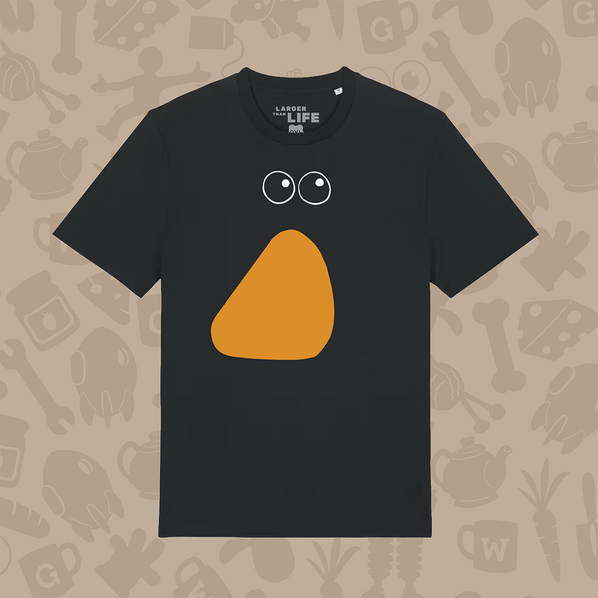 Feathers Face tee