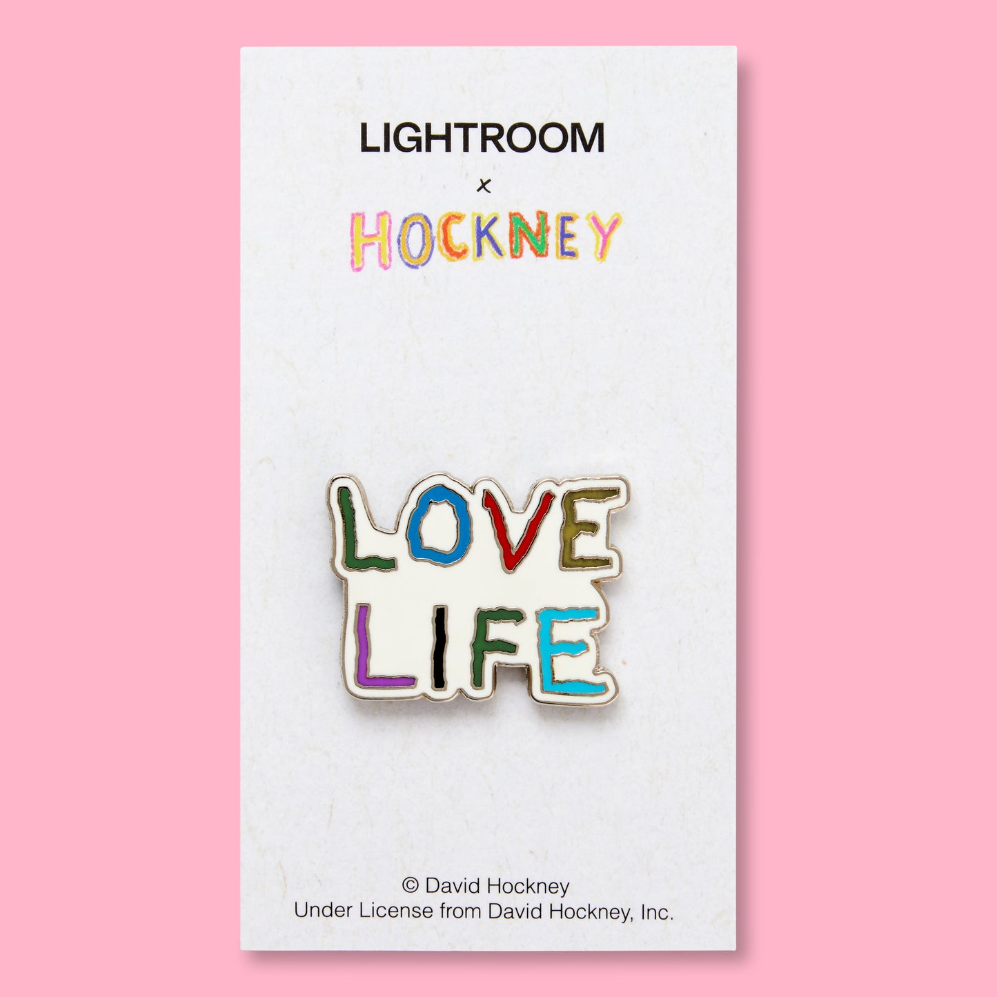 'Love Life' enamel pin