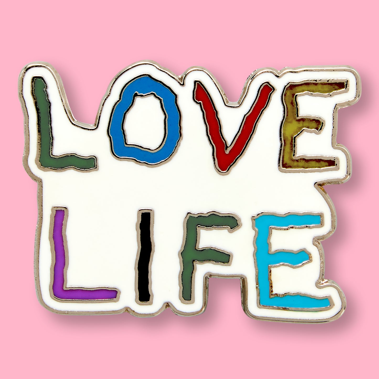 'Love Life' enamel pin