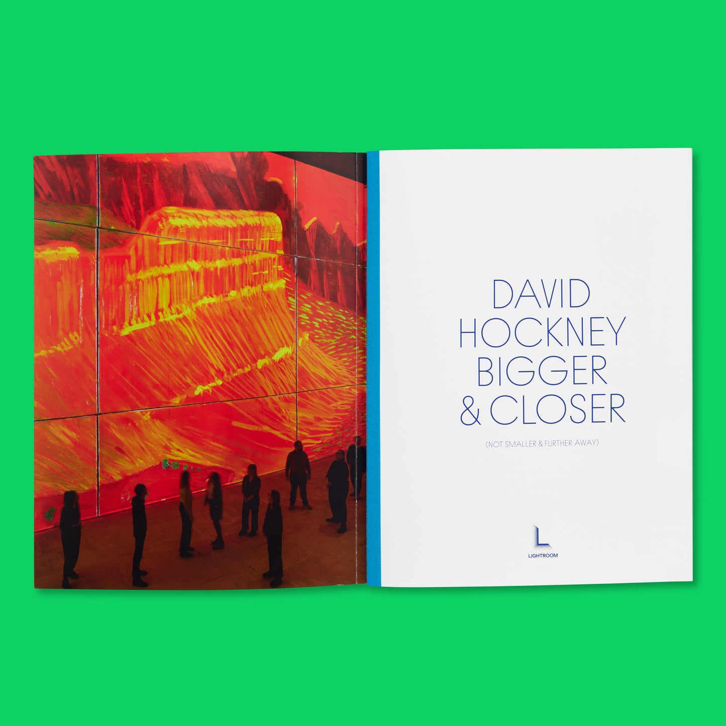 David Hockney Bigger & Closer (not smaller & further away) programme