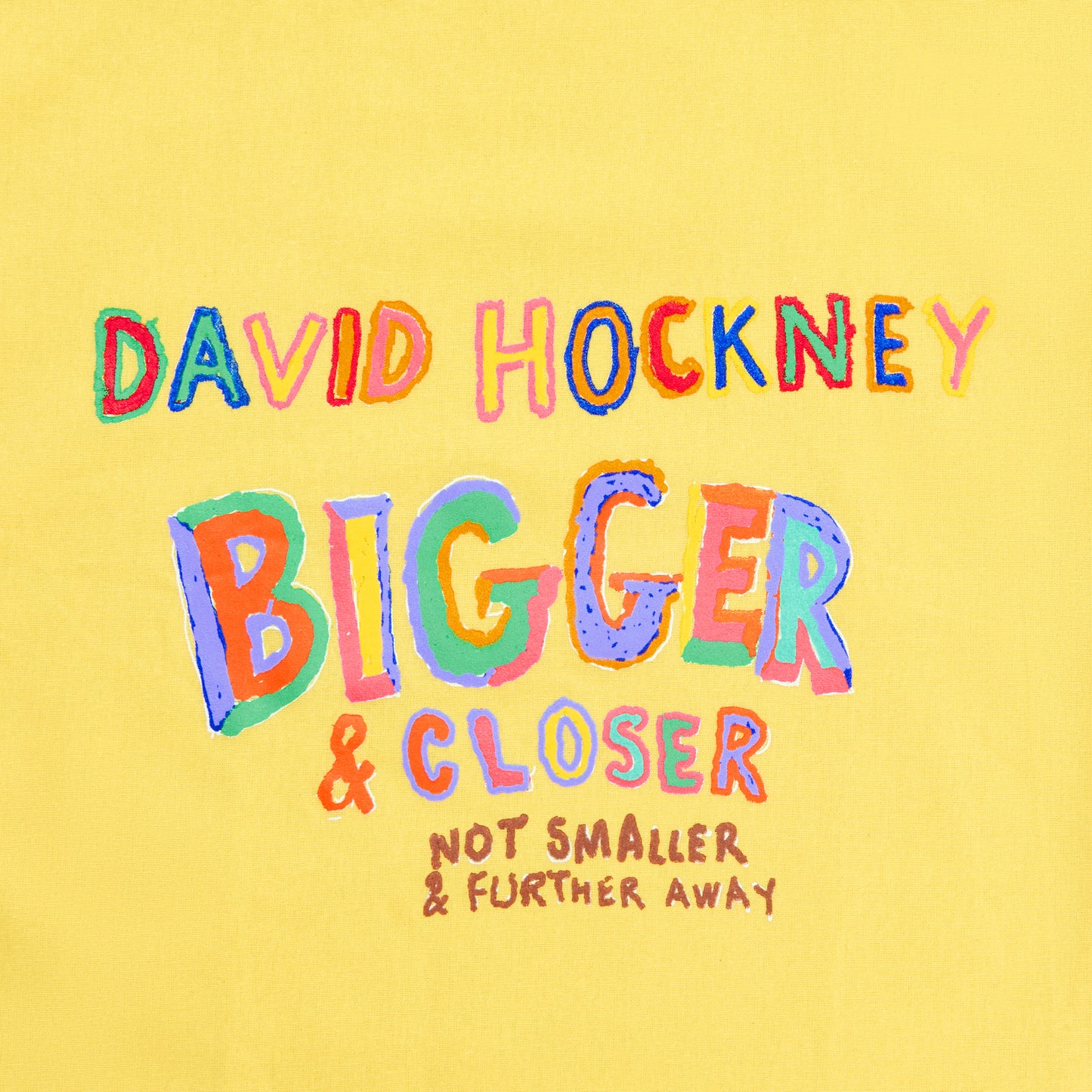Bigger & Closer tote bag