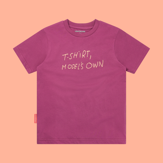 Model's Own kids tee (plum)