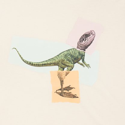 Exquisite Tortoise fitted tee (ecru)