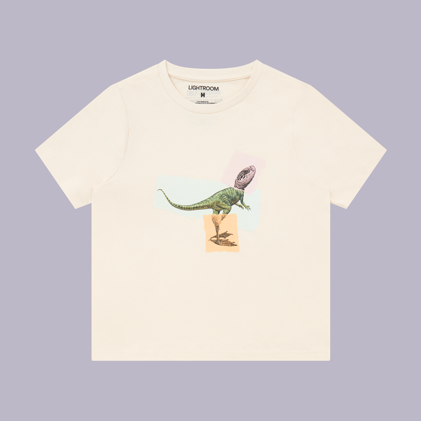 Exquisite Tortoise fitted tee (ecru)