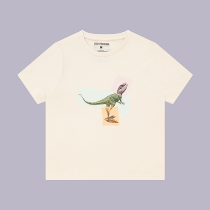 Exquisite Tortoise fitted tee (ecru)