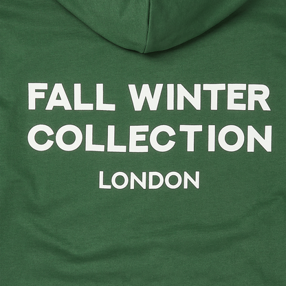 Fall Winter Collection hoodie (green)