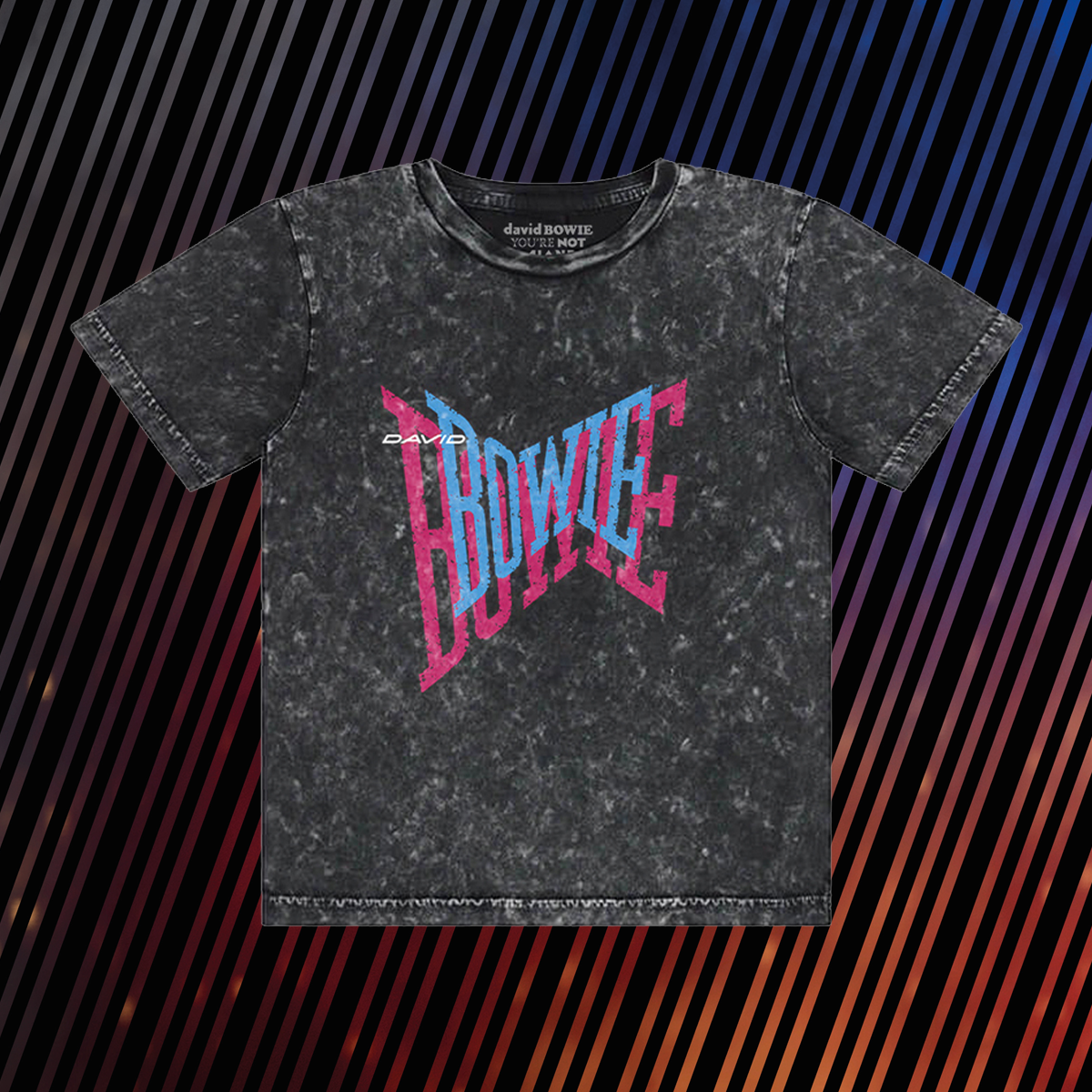 Bowie 80s Logo kids tee