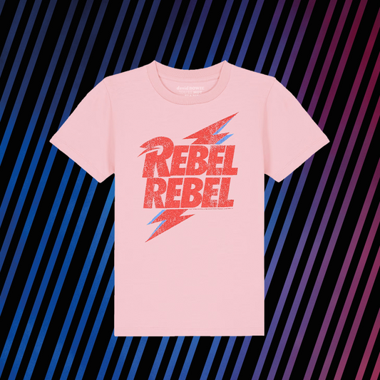 Rebel Rebel kids tee (pink)
