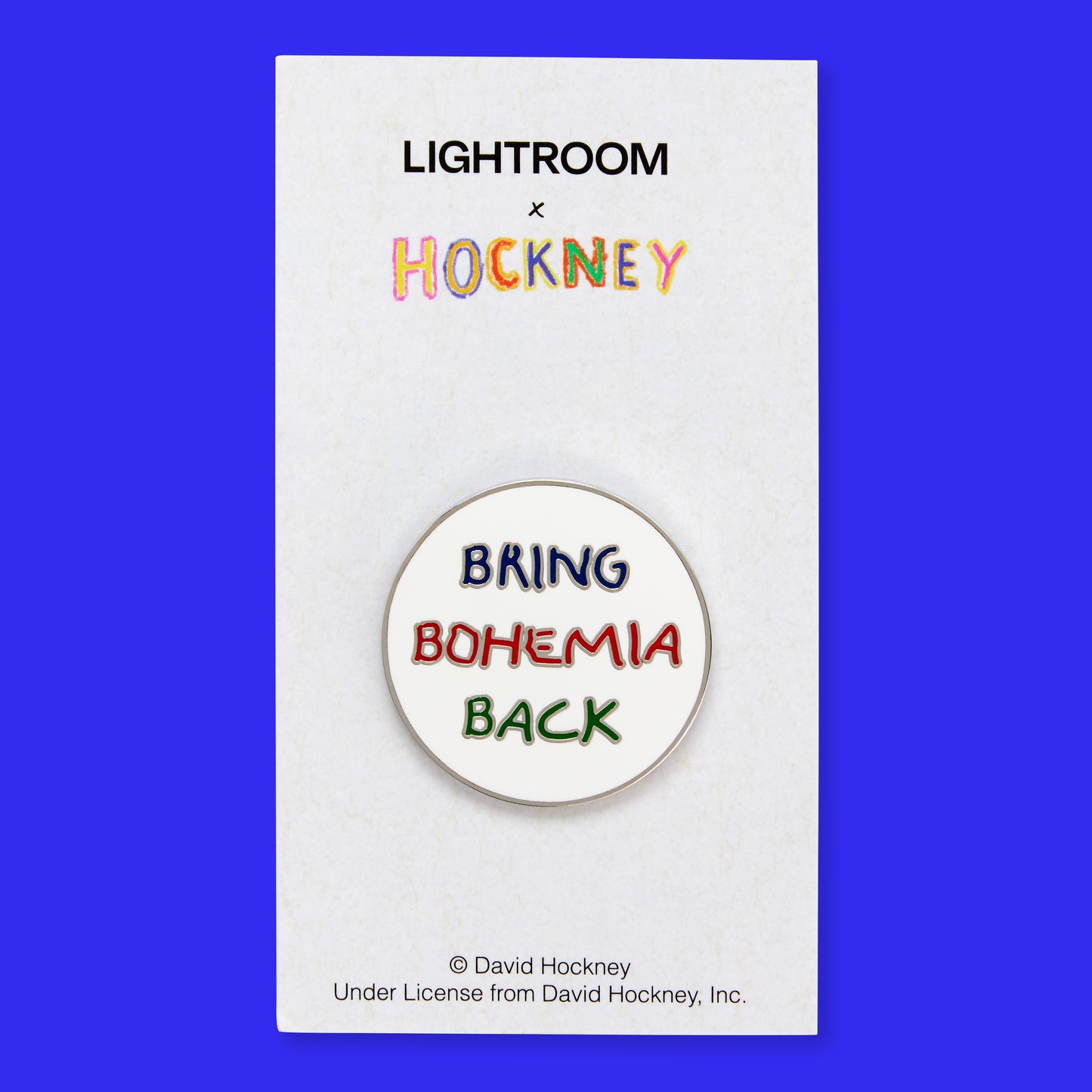 'Bring Bohemia Back' enamel pin