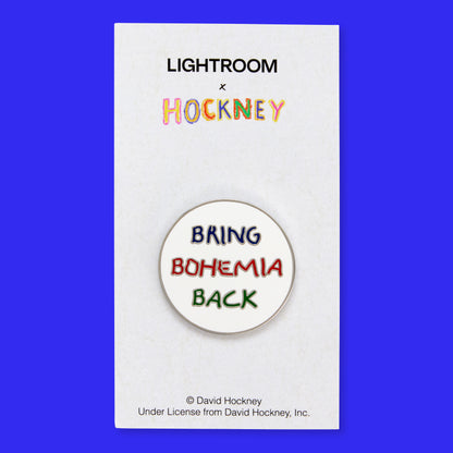 'Bring Bohemia Back' enamel pin
