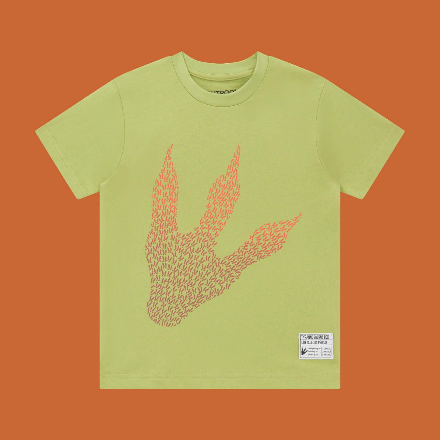 Footprint kids tee (green)