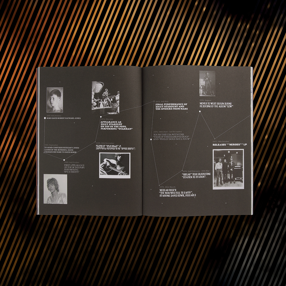 David Bowie You're Not Alone programme