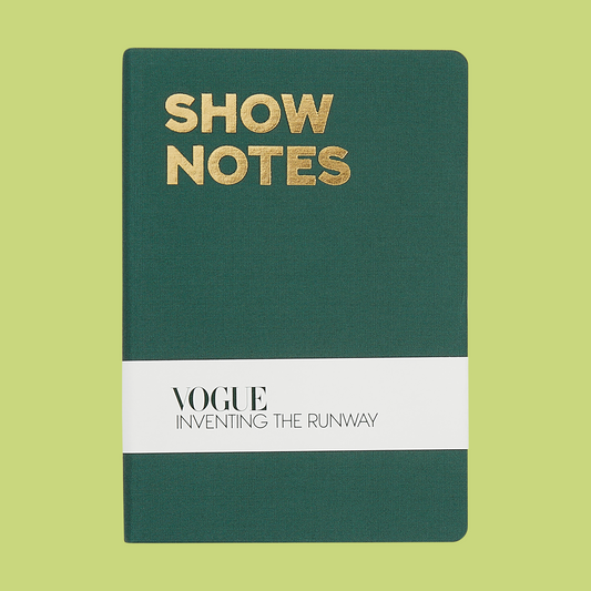 Show Notes notebook (green)