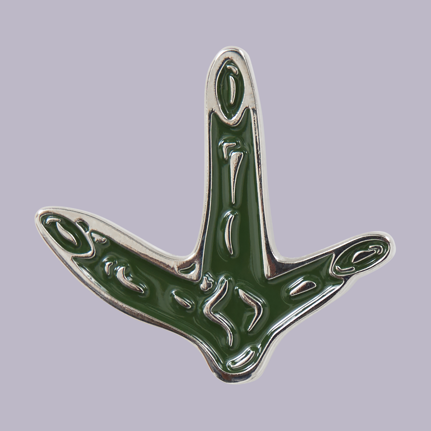 Dinosaur Footprint enamel pin set