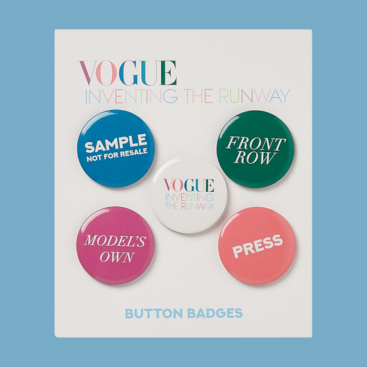 VOGUE Inventing the Runway Button Badge 5pk
