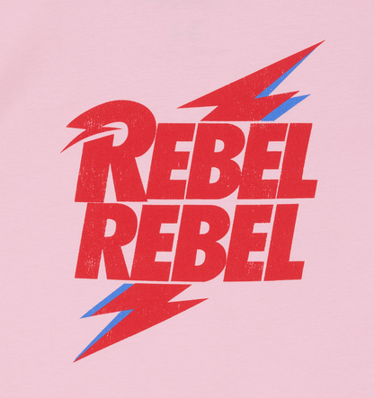Rebel Rebel kids tee (pink)