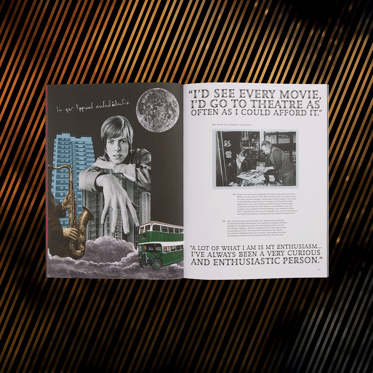 David Bowie You're Not Alone programme